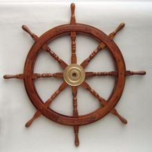 Wooden Ship Wheel