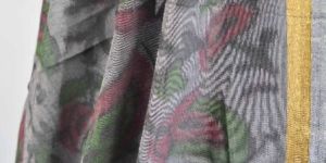 Grey Printed Fabric