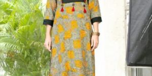 Rayon Round Neck Kurti
