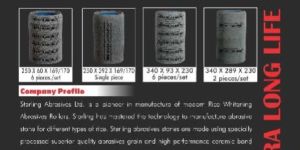 Rice Whitener Abrasive Rollers.