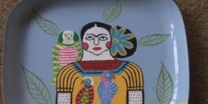 Hand Painted Serving Tray