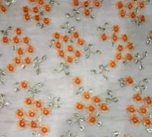 Embroidered Georgette Fabric