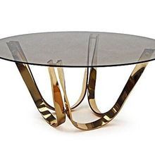 IRON AMD GLASS COFFEE TABLE