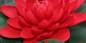 Artificial Red Lotus Flowers