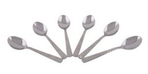 Silver Steel Spoon Set