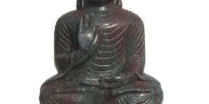 Corundum Ruby Buddha Wtih Good Carving, Statue Sculpture in Gemstone