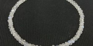 Faceted Rondelle Bead Bracelet