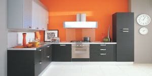 L Shaped Modular Kitchen
