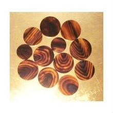Tiger Print Buffalo Horn Buttons