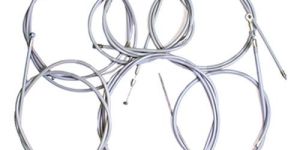 Vespa V50 PK PV Small Frame Control Cable Kit Friction Free Grey