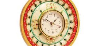 Meenakari Marble Alarm Clocks