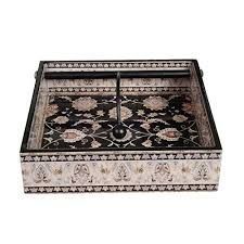 Wooden Enamel Napkin Holder