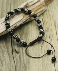 Om Bone Bracelets