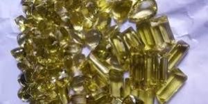 Green Gold Lemon Gemstone