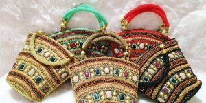 Designer Beaded Hand Bag