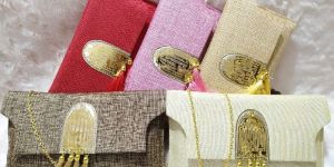 Designer Jute Clutch