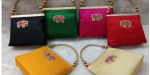 Raw Silk Handbag