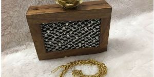 Wooden Box Clutches