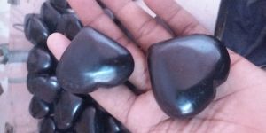 Black Agate Stone Heart