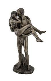 Metal Couple Statue