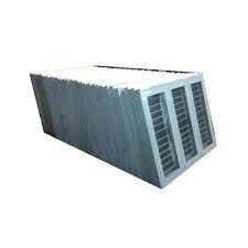 Galvanized Window Frame with Mess