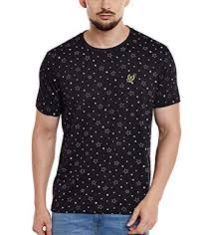 Printed Round Neck T Shirt