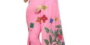 Hand Painted Cotton Saree