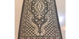 Black Pashmina Embroidered Shawl