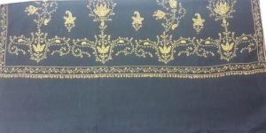 Black Woolen Kashmiri Shawl