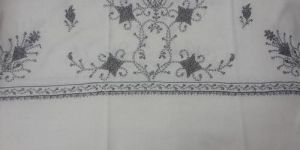 White Woolen Kashmiri Shawl