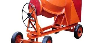 Semi-Automatic Concrete Mixer Machine