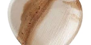 Heart Shaped Areca Leaf Plate