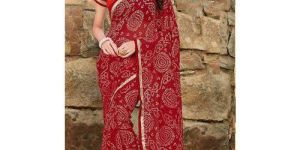 Bandhej Saree
