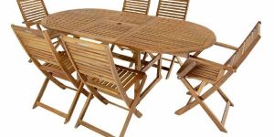 NEW WOODEN CANTEEN TABLE WITH CHAIR