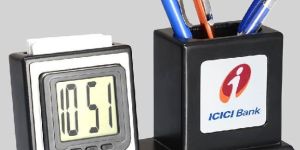 Digital Clock Pen Stand