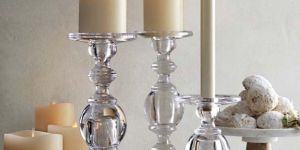 Glass Candel Holder