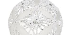 GLASS CHRISTMAS HANGING