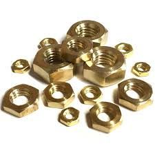 Brass Hex Half Nuts