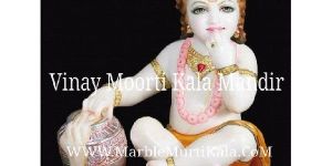 Laddu Gopal Marble Statue