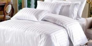 Cotton Satin Stripe Bed Sheet