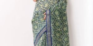 Designer Handloom Printed Saree