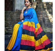 Fancy Handloom Cotton Silk Saree