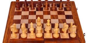 Wooden Folding Chess Set