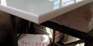 Golden Phoenix Factory Direct Nano Crystallized White Glass Stone Window Sills