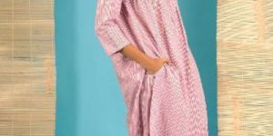 Pink Striped Kurta
