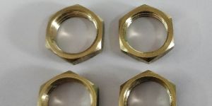 Brass Hexagon Locknut (Half Nut) Metric