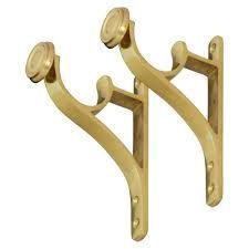 Brass Curtain Bracket