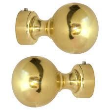 Brass Curtain Finials
