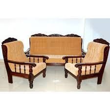 Wood Sofa Set