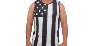 Mens Slvless T.Shirt Printed